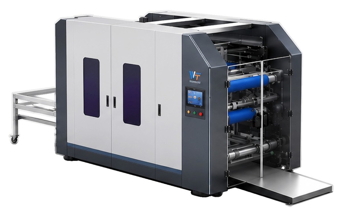 Pre stretch film rewinder
