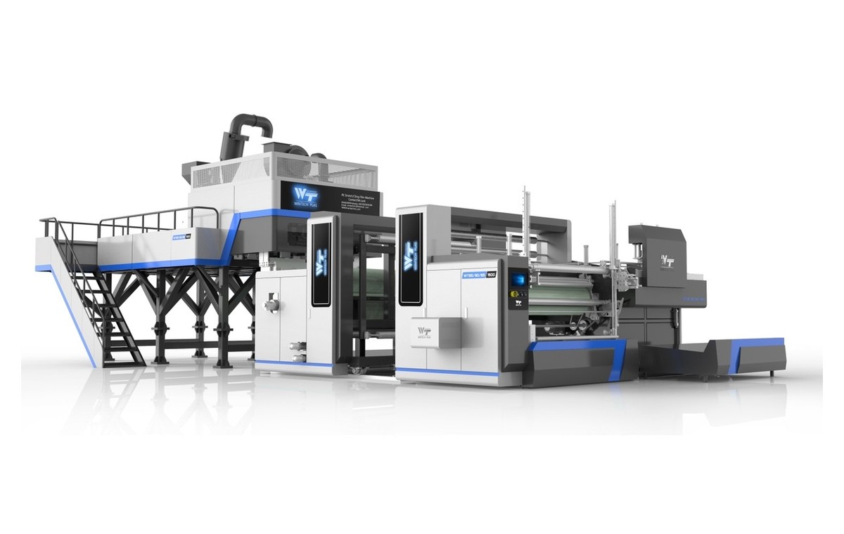 Standard automatic high speed stretch film production line
